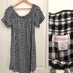 Black & White Gingham Sundress
